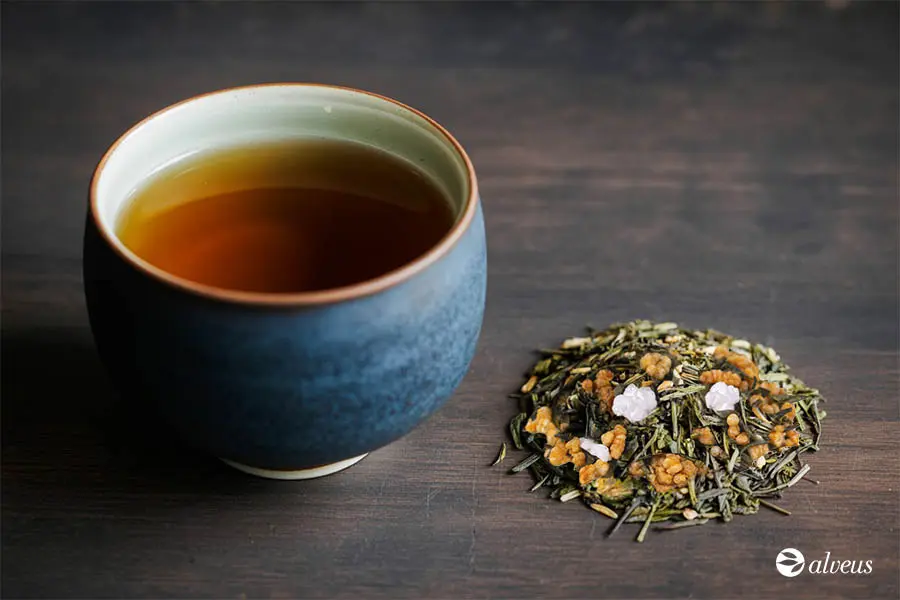 Genmaicha, mezcla de Sencha con arroz tostado
