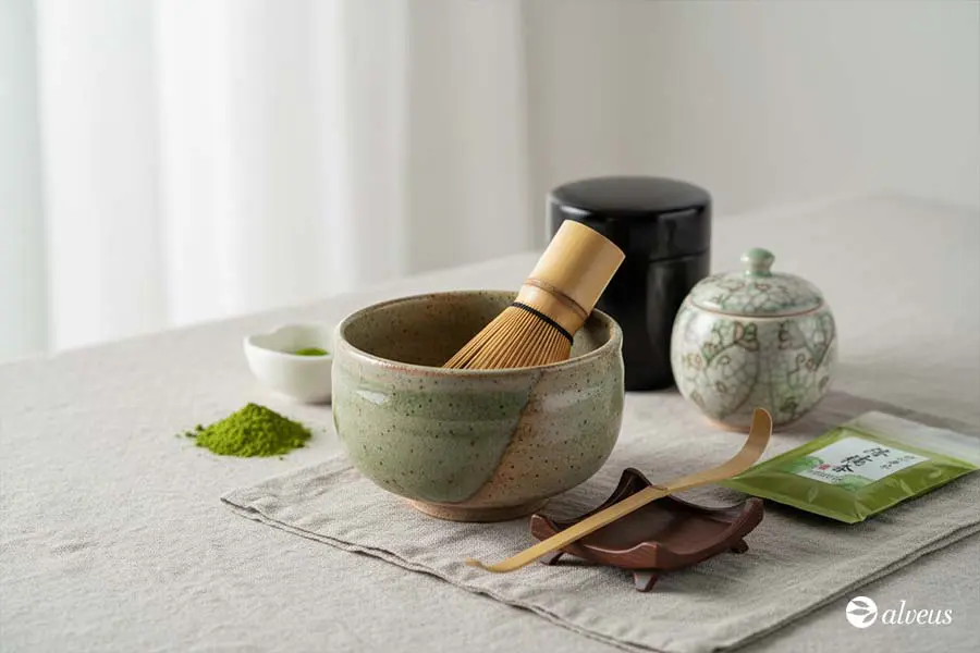 Ustensiles de thé matcha