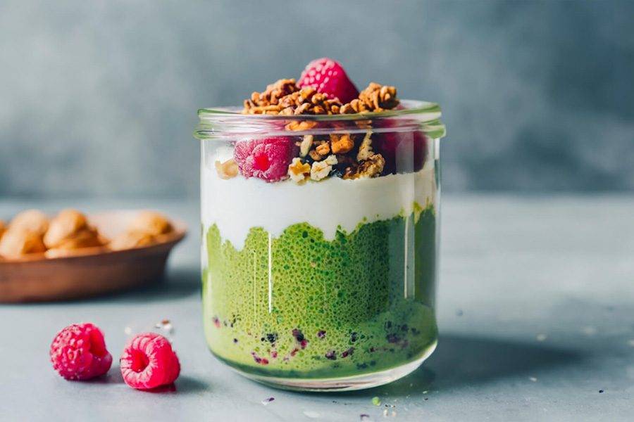Té matcha desayuno