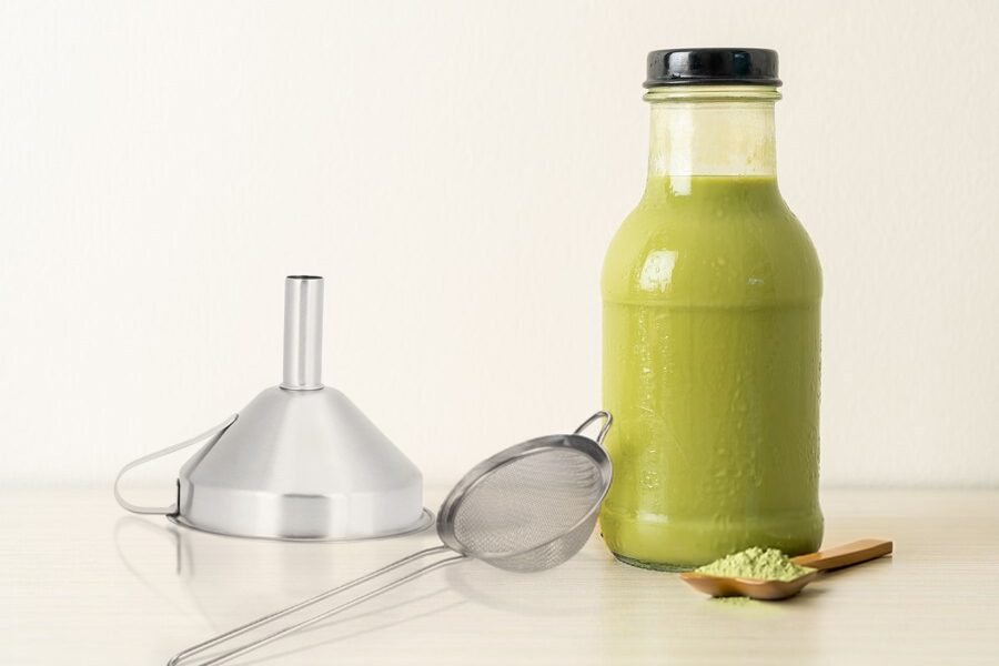 Tè matcha in bottiglia