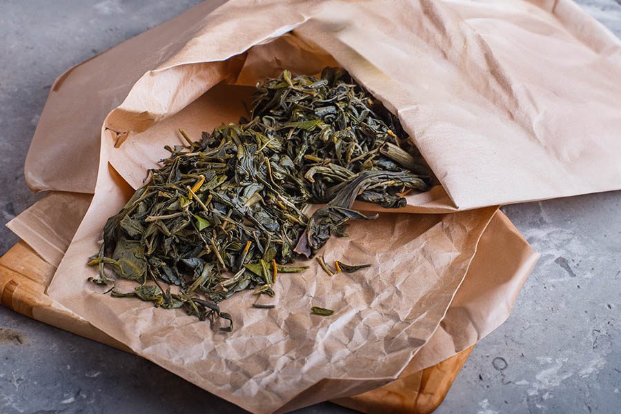 Fermentación no enzimática del té amarillo