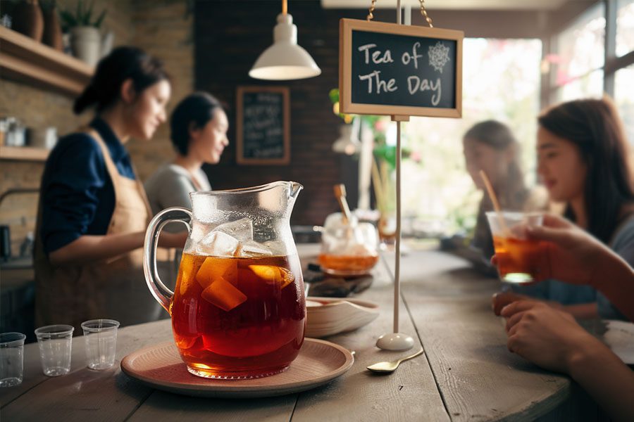 Vendere tè in estate