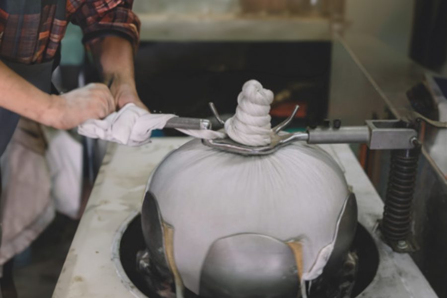 roulage du thé oolong