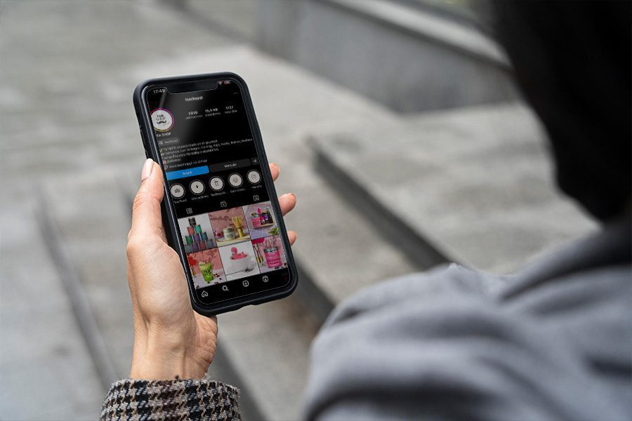 Instagram for an online tea shop