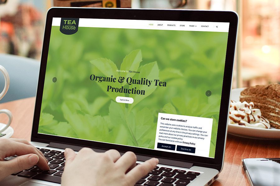 cookies law compliance for a tea shop