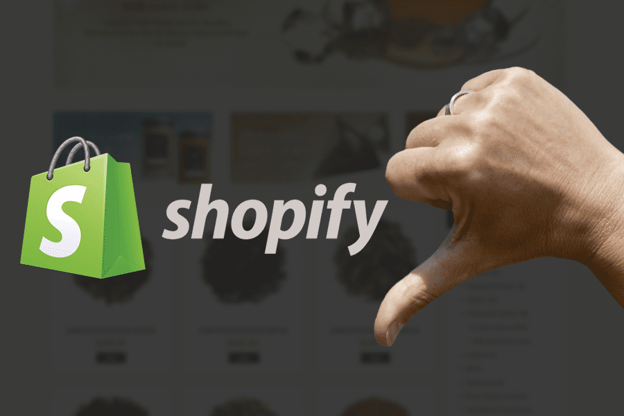Desventajas Shopify tienda té