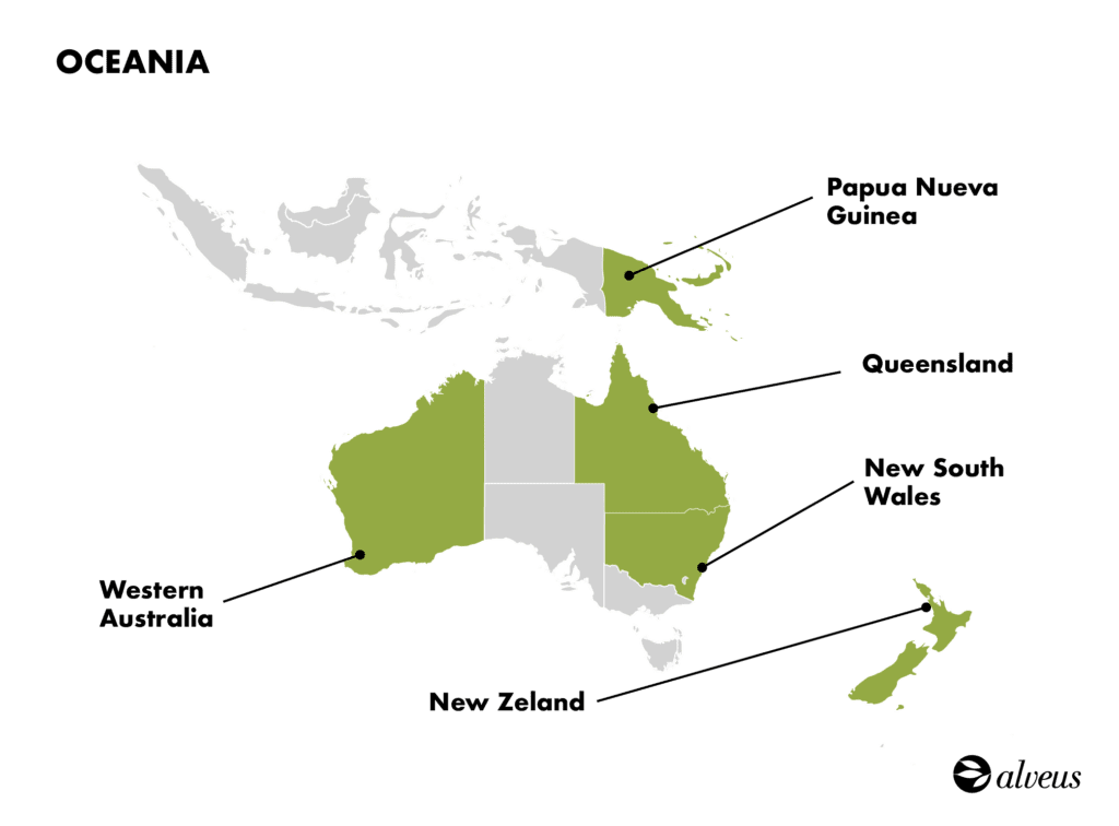 Tea Plantations in Oceania