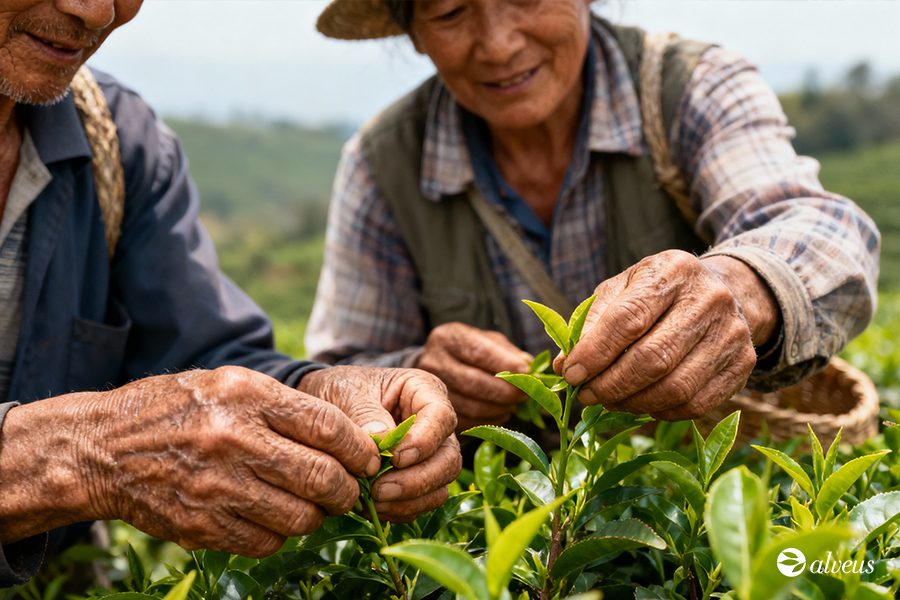 farmers' organic tea garden