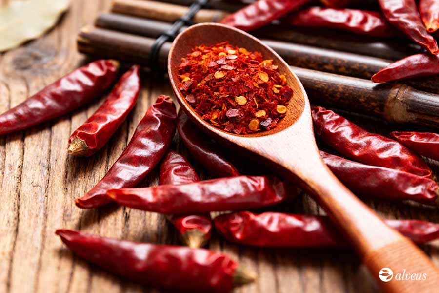 chilli pepper or cayenne pepper