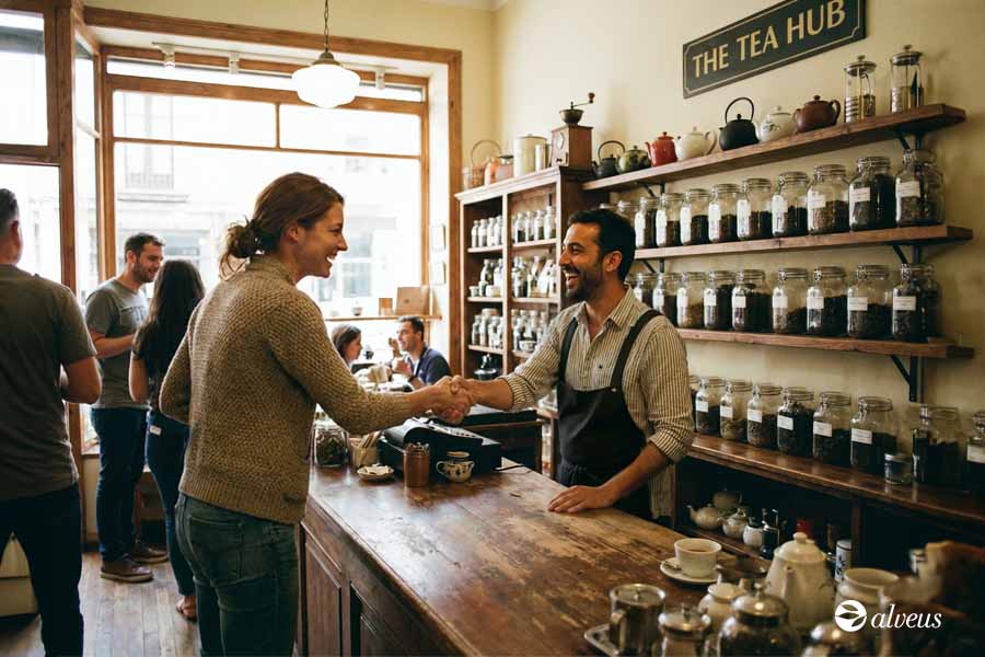 cliente fidelizado tienda té