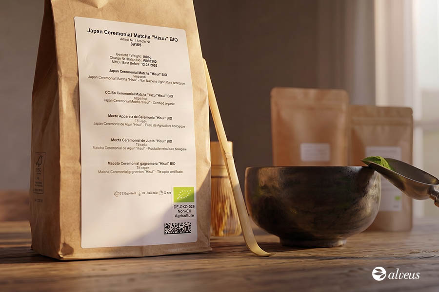 1 kg bag of Matcha Hisui