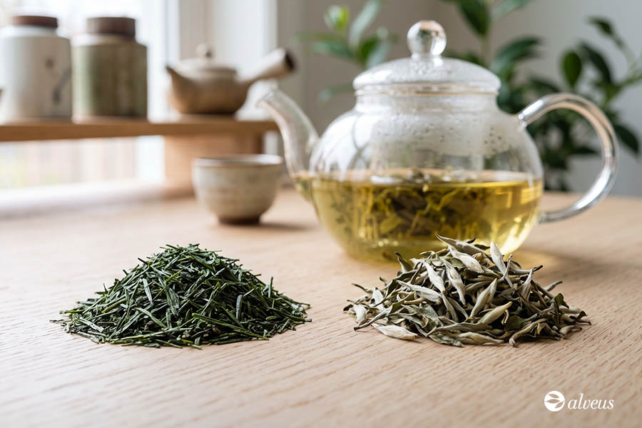 té verde vs té blanco